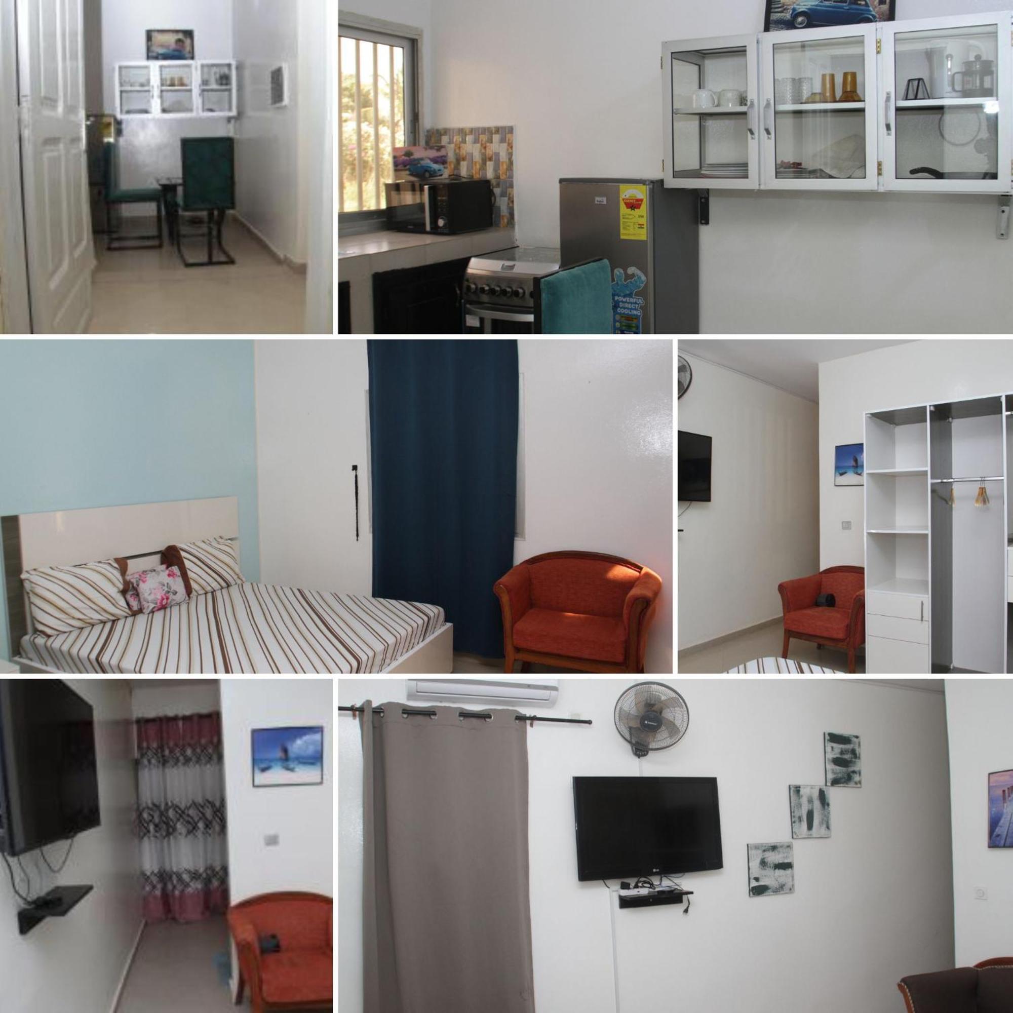 " Le Nid Douillet ", Un Fabuleux Studio, Calme, Cosy Et Bien Climatise Au Centre De Saly 外观 照片